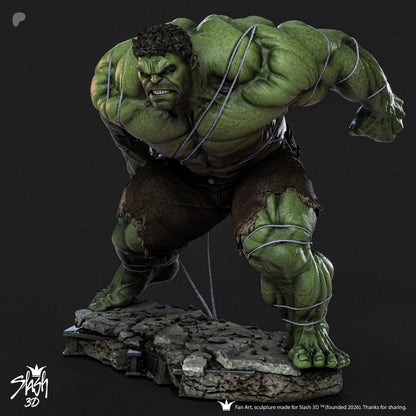 Hulk Statue 3D-Printed Kit