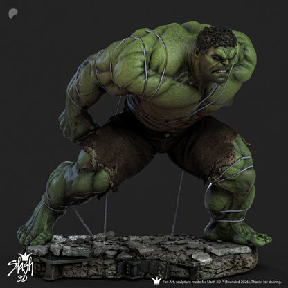 Hulk Statue 3D-Printed Kit