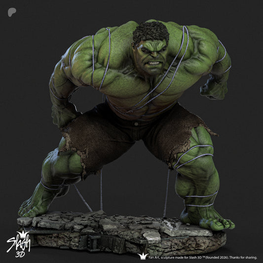 Hulk Statue 3D-Printed Kit