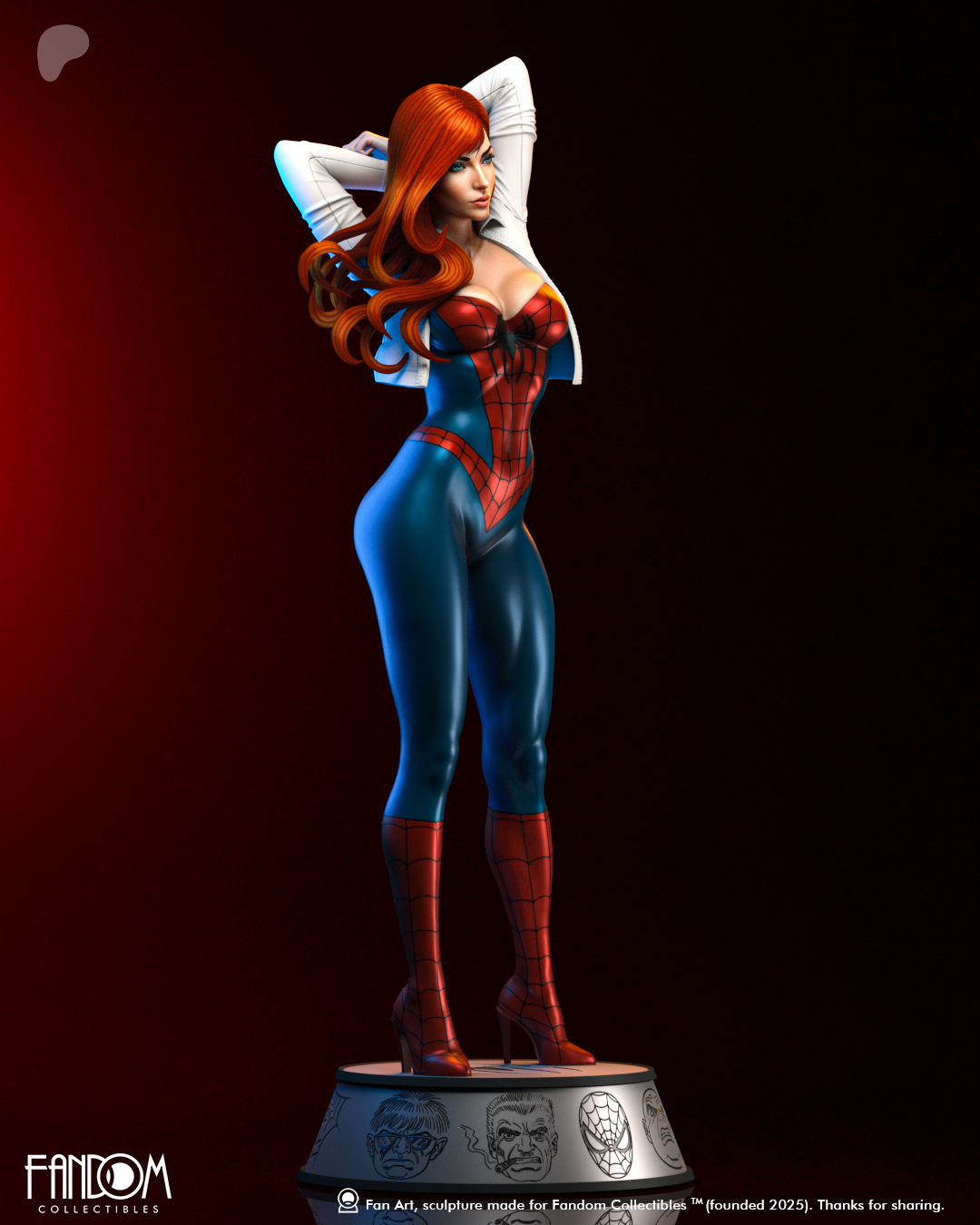 MJ Statue 3D-Printed Kit