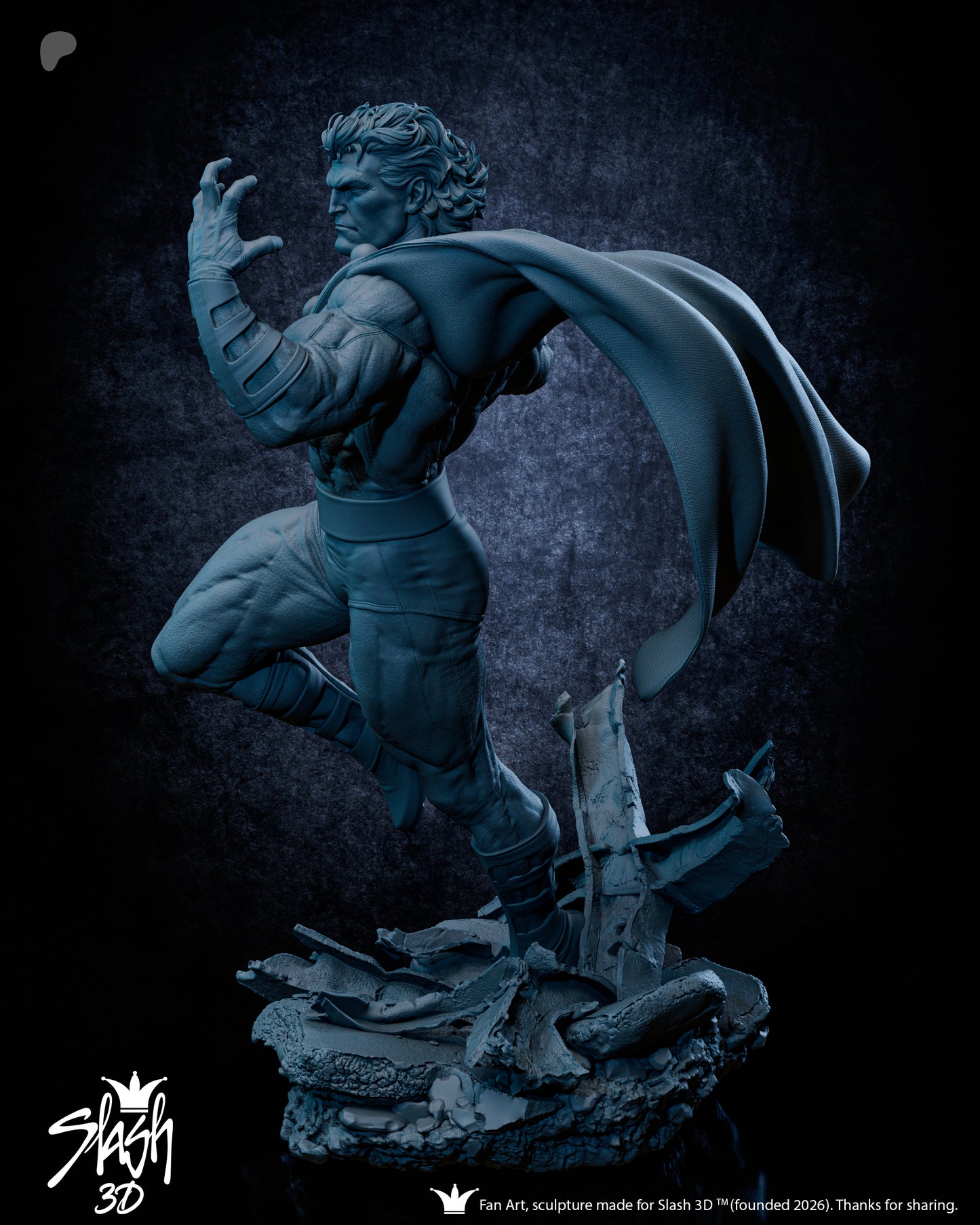 Magneto Statue 3D-Printed Kit