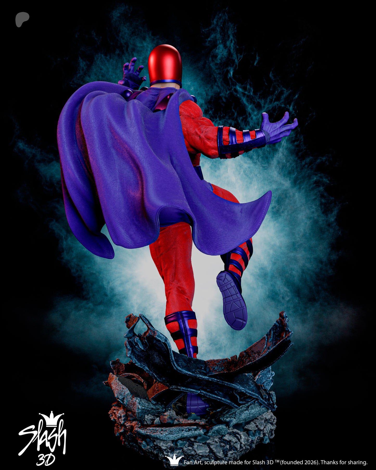 Magneto Statue 3D-Printed Kit