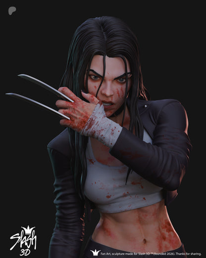 X-23 Statue 3D-Printed Kit