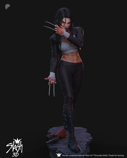 X-23 Statue 3D-Printed Kit