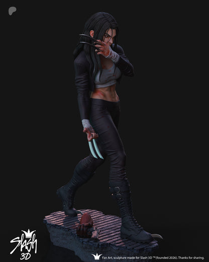 X-23 Statue 3D-Printed Kit