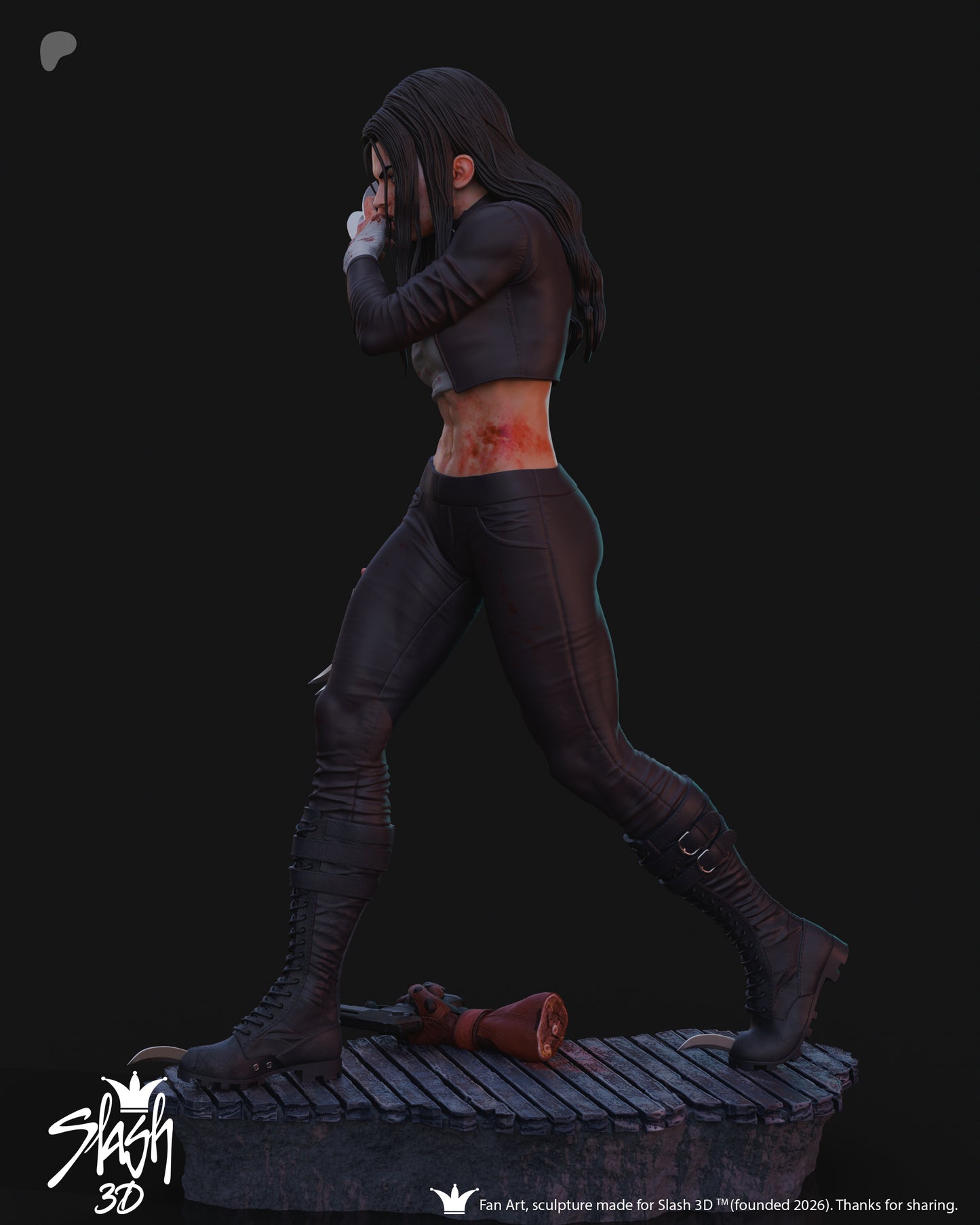 X-23 Statue 3D-Printed Kit