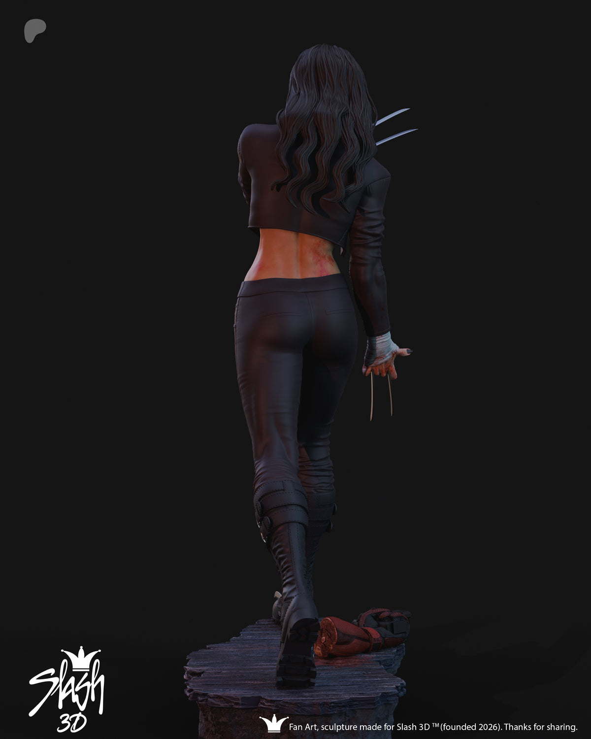 X-23 Statue 3D-Printed Kit