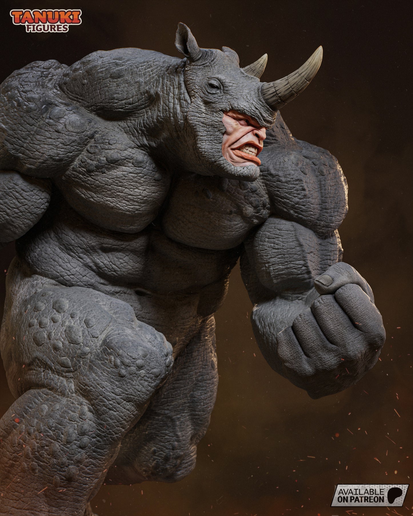 Rhino (Spider-Man) Statue