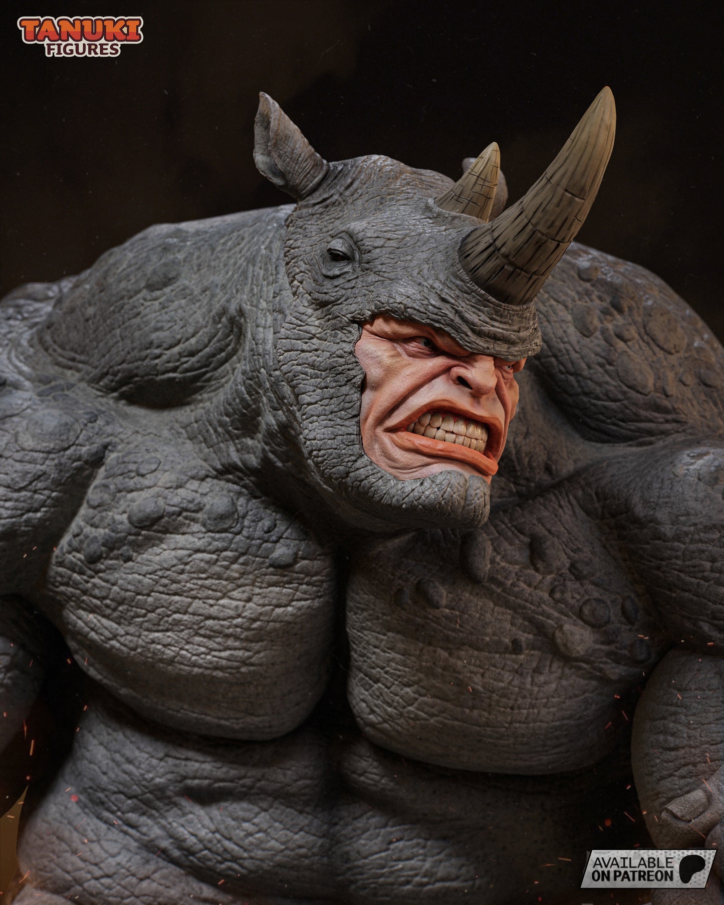 Rhino (Spider-Man) Statue
