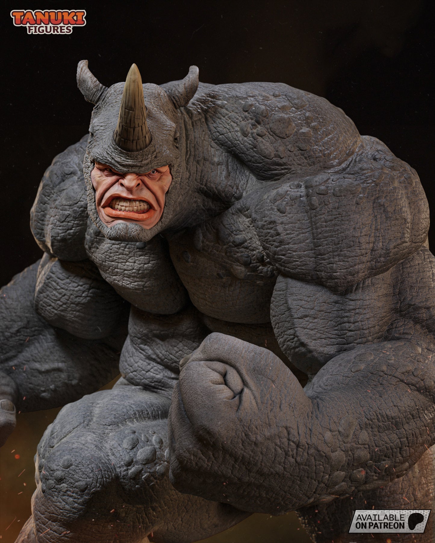 Rhino (Spider-Man) Statue