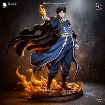 Roy Mustang Statue 3D-Printed Kit
