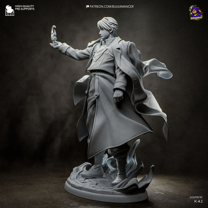 Roy Mustang Statue 3D-Printed Kit