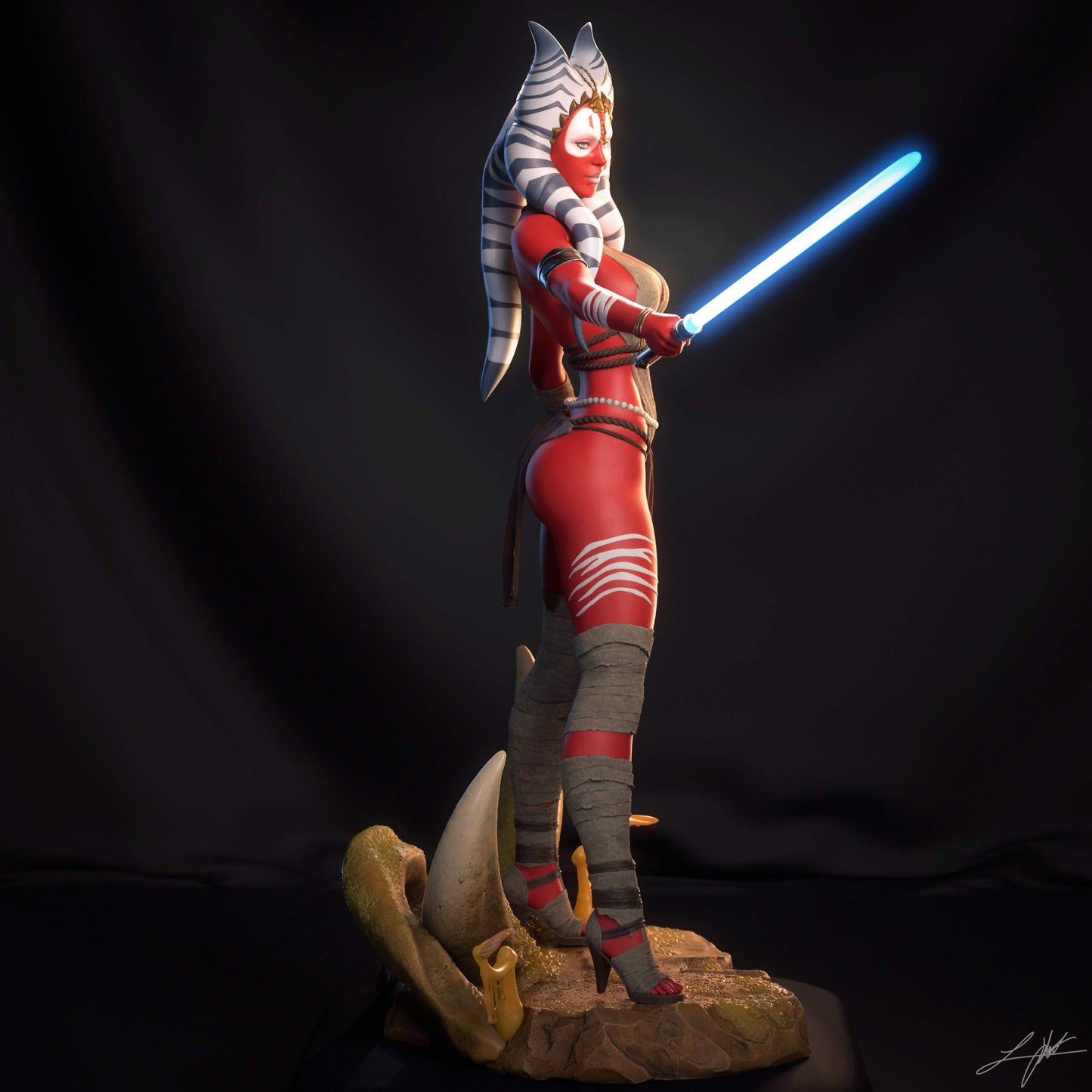 Shaak Ti Statue 3D-Printed Kit