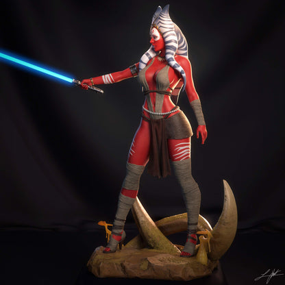Shaak Ti Statue 3D-Printed Kit