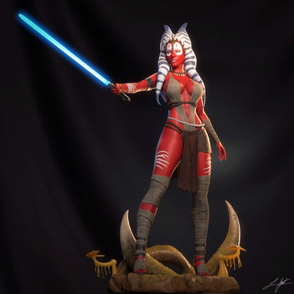 Shaak Ti Statue 3D-Printed Kit