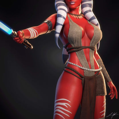 Shaak Ti Statue 3D-Printed Kit