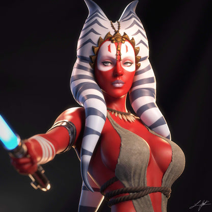 Shaak Ti Statue 3D-Printed Kit