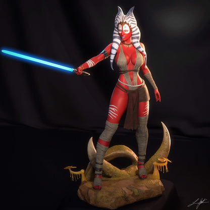 Shaak Ti Statue 3D-Printed Kit