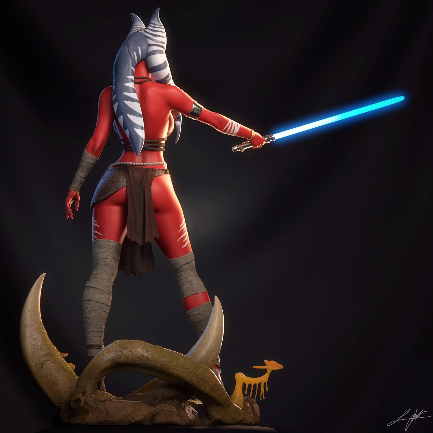 Shaak Ti Statue 3D-Printed Kit
