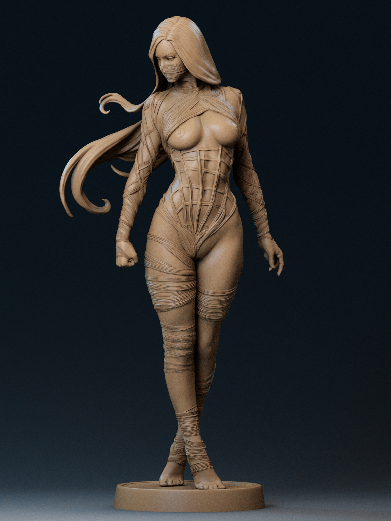Silk Statue