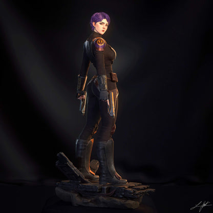 Sabine Wren Statue 3D-Printed Kit