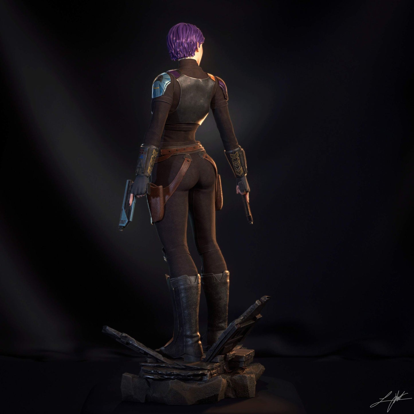 Sabine Wren Statue 3D-Printed Kit