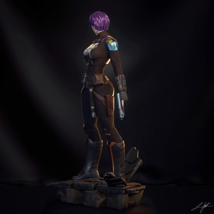 Sabine Wren Statue 3D-Printed Kit