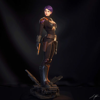 Sabine Wren Statue 3D-Printed Kit