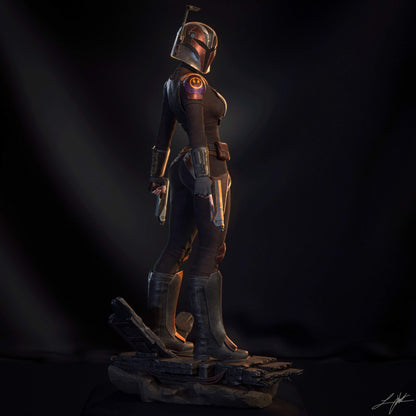 Sabine Wren Statue 3D-Printed Kit