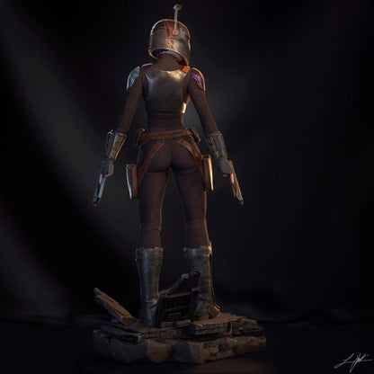 Sabine Wren Statue 3D-Printed Kit