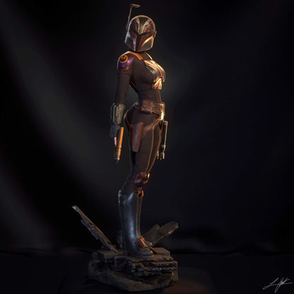 Sabine Wren Statue 3D-Printed Kit