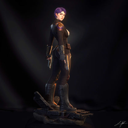 Sabine Wren Statue 3D-Printed Kit
