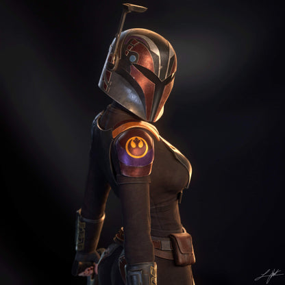 Sabine Wren Statue 3D-Printed Kit