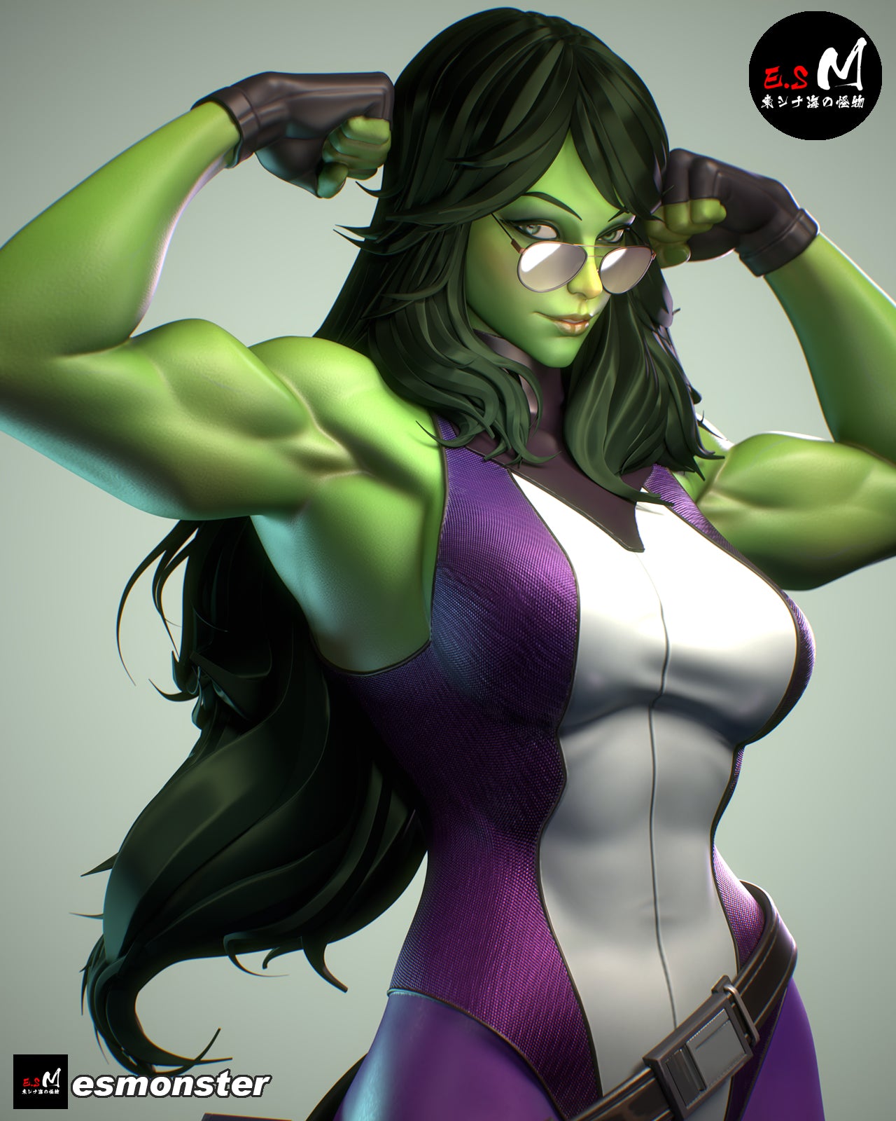 She-Hulk Statue
