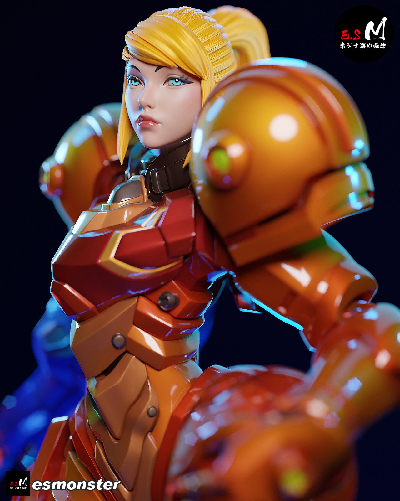 Samus Aran (Power Suit) Statue