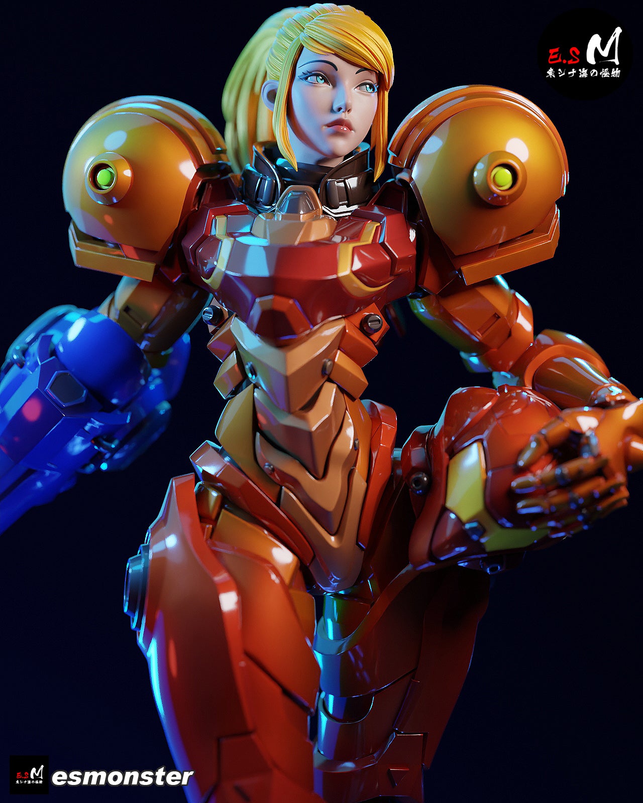 Samus Aran (Power Suit) Statue