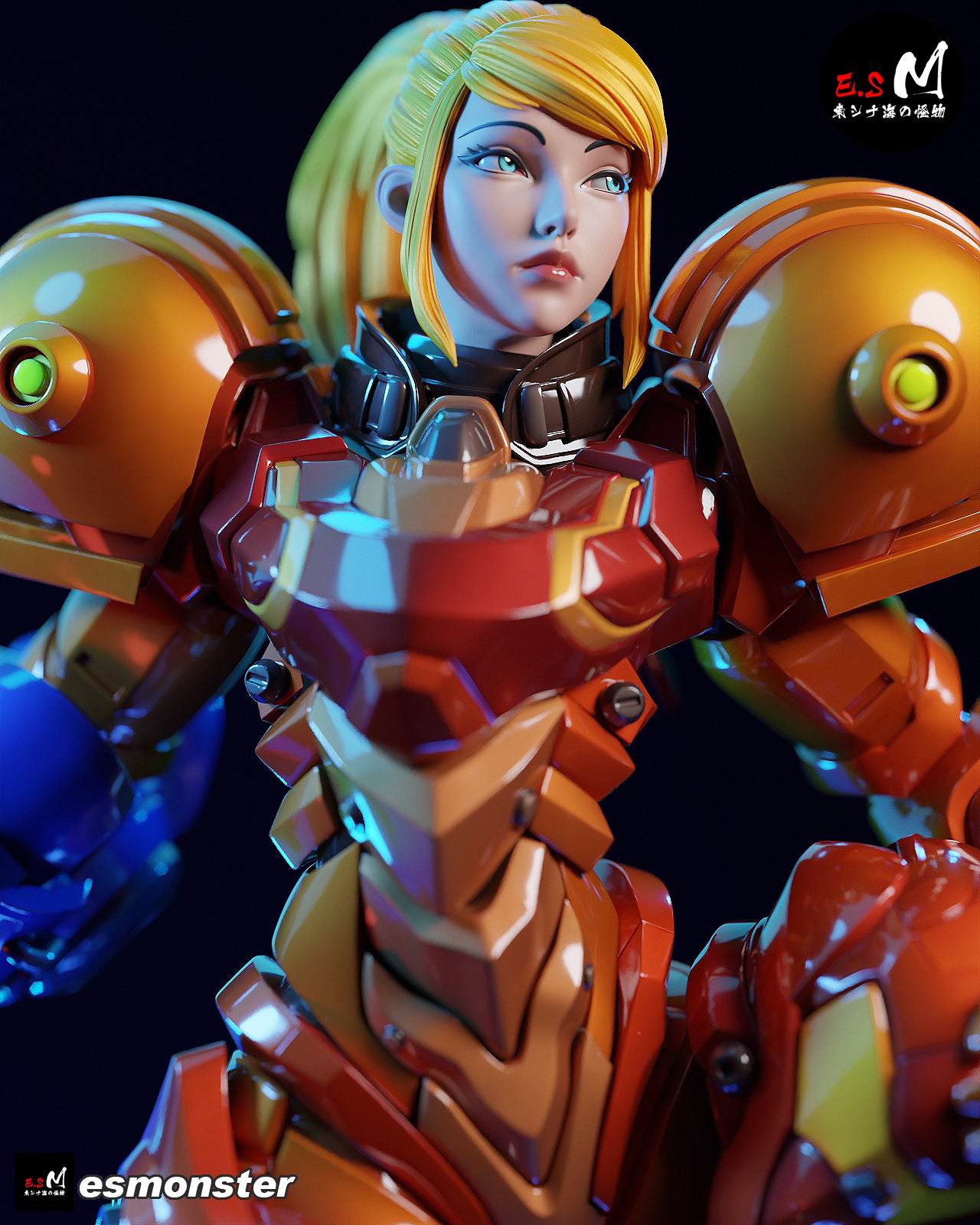 Samus Aran (Power Suit) Statue
