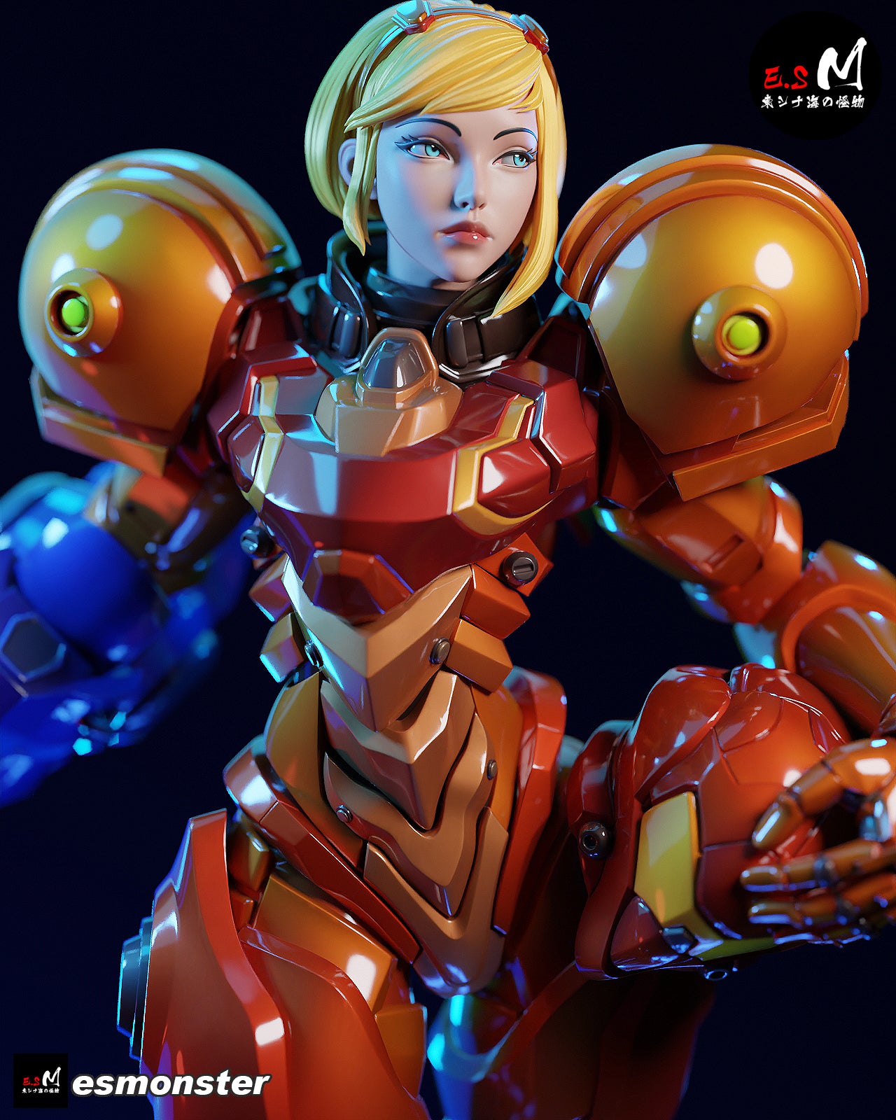 Samus Aran (Power Suit) Statue