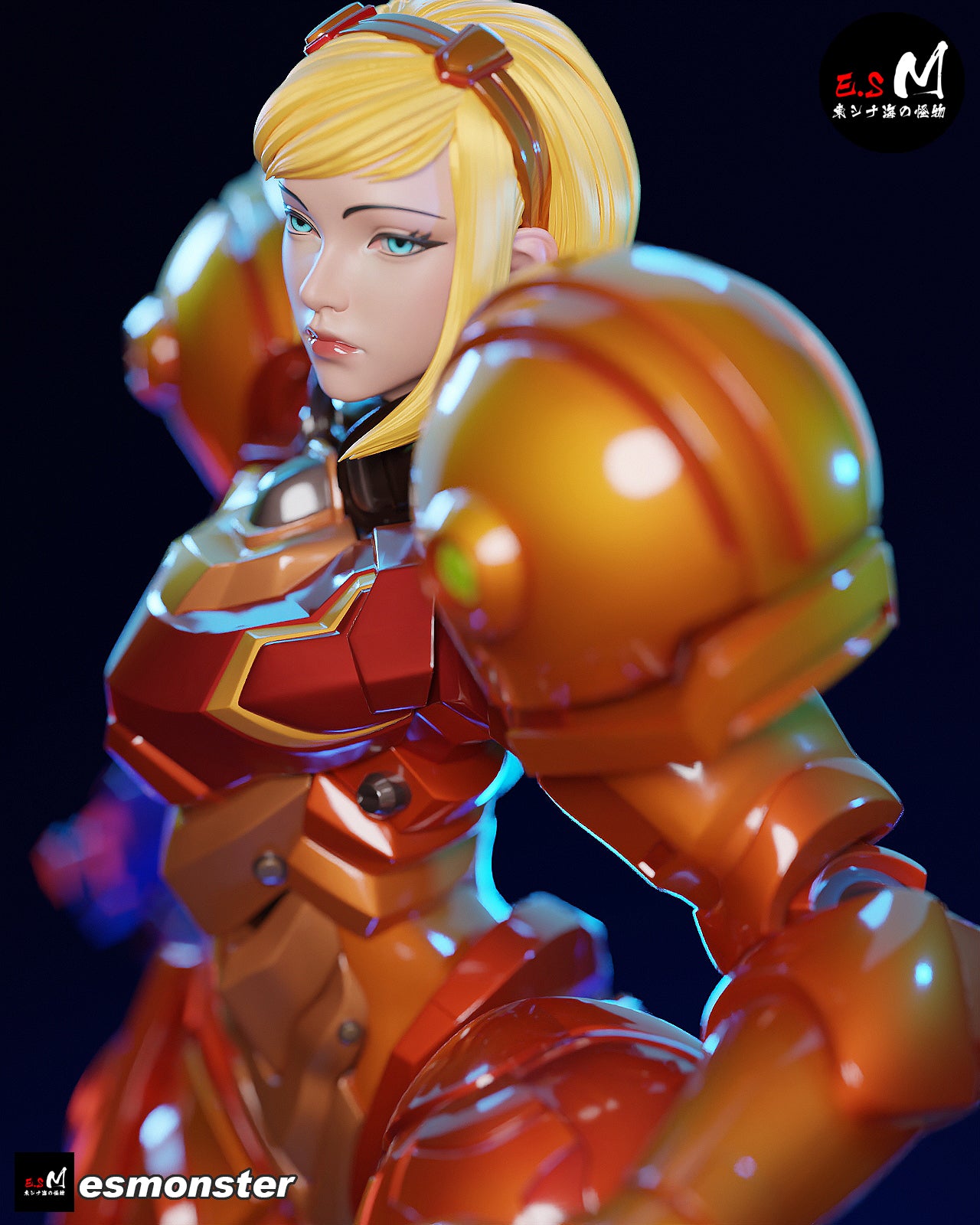Samus Aran (Power Suit) Statue