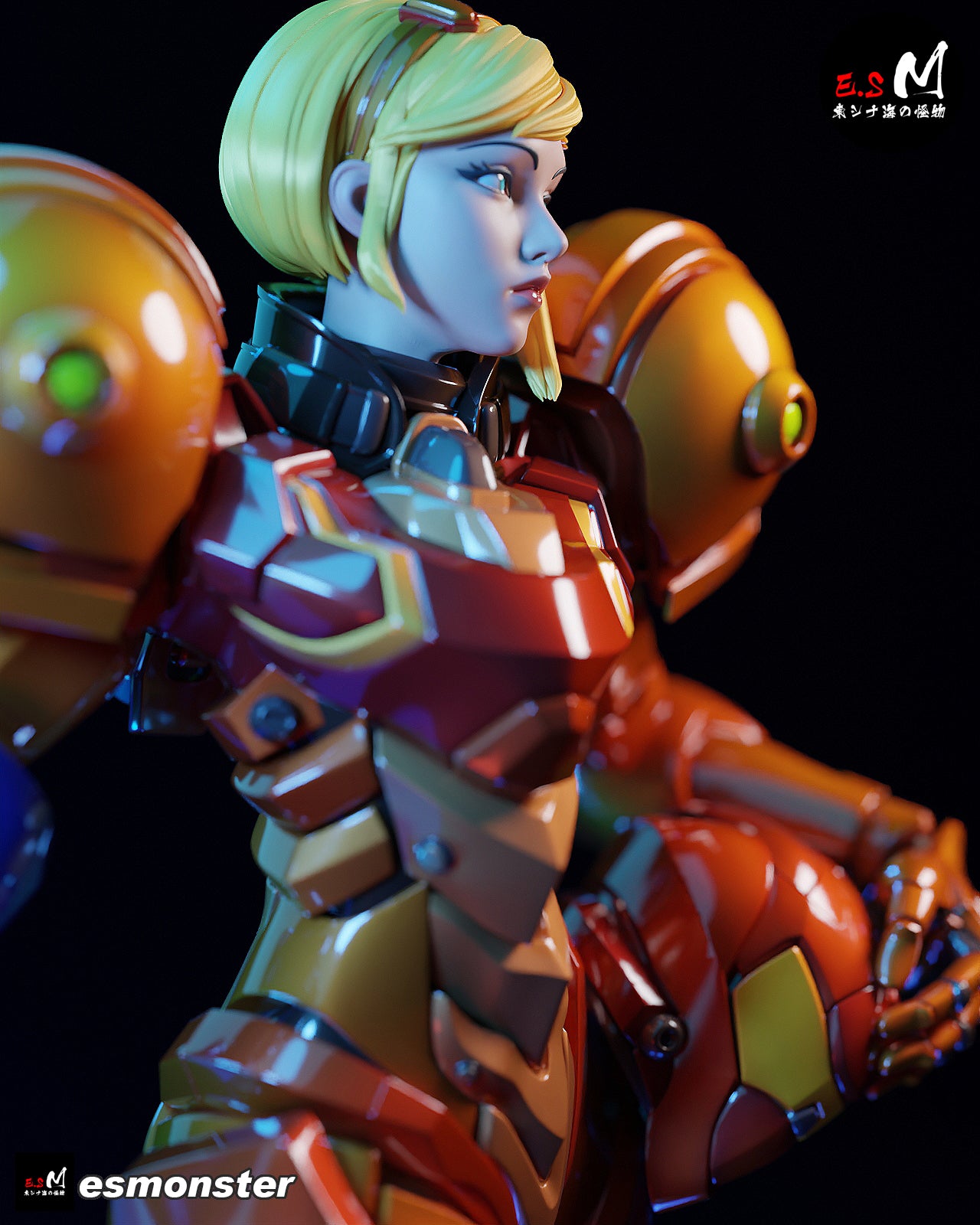 Samus Aran (Power Suit) Statue