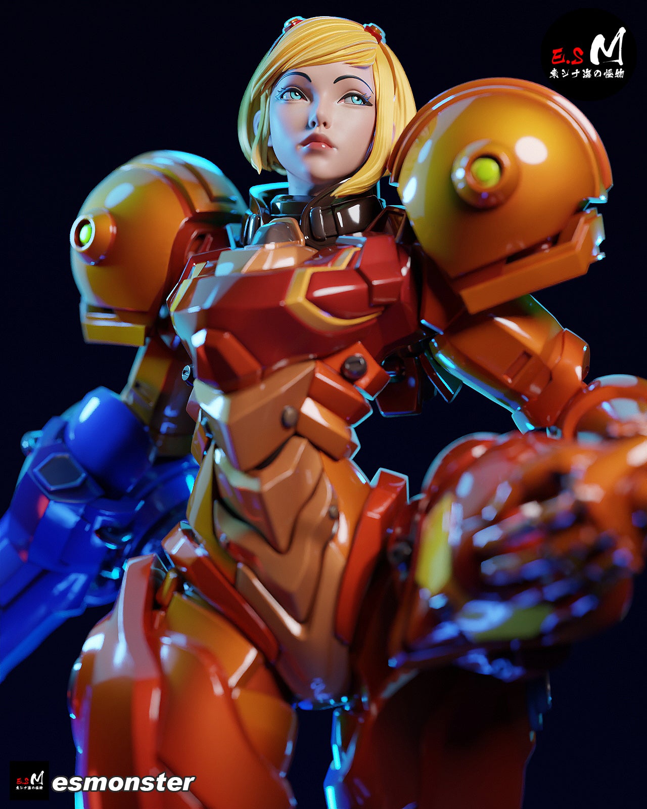 Samus Aran (Power Suit) Statue