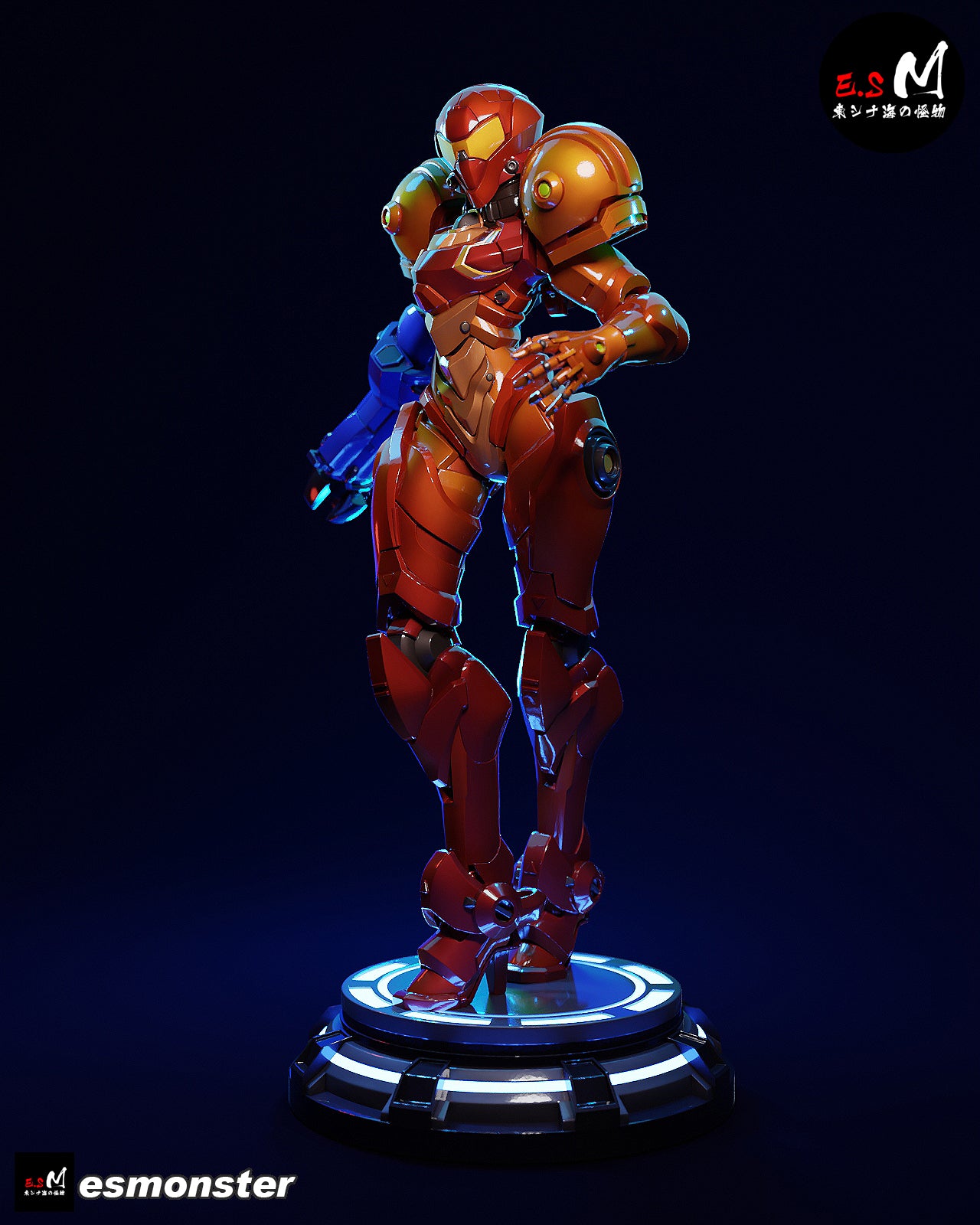 Samus Aran (Power Suit) Statue