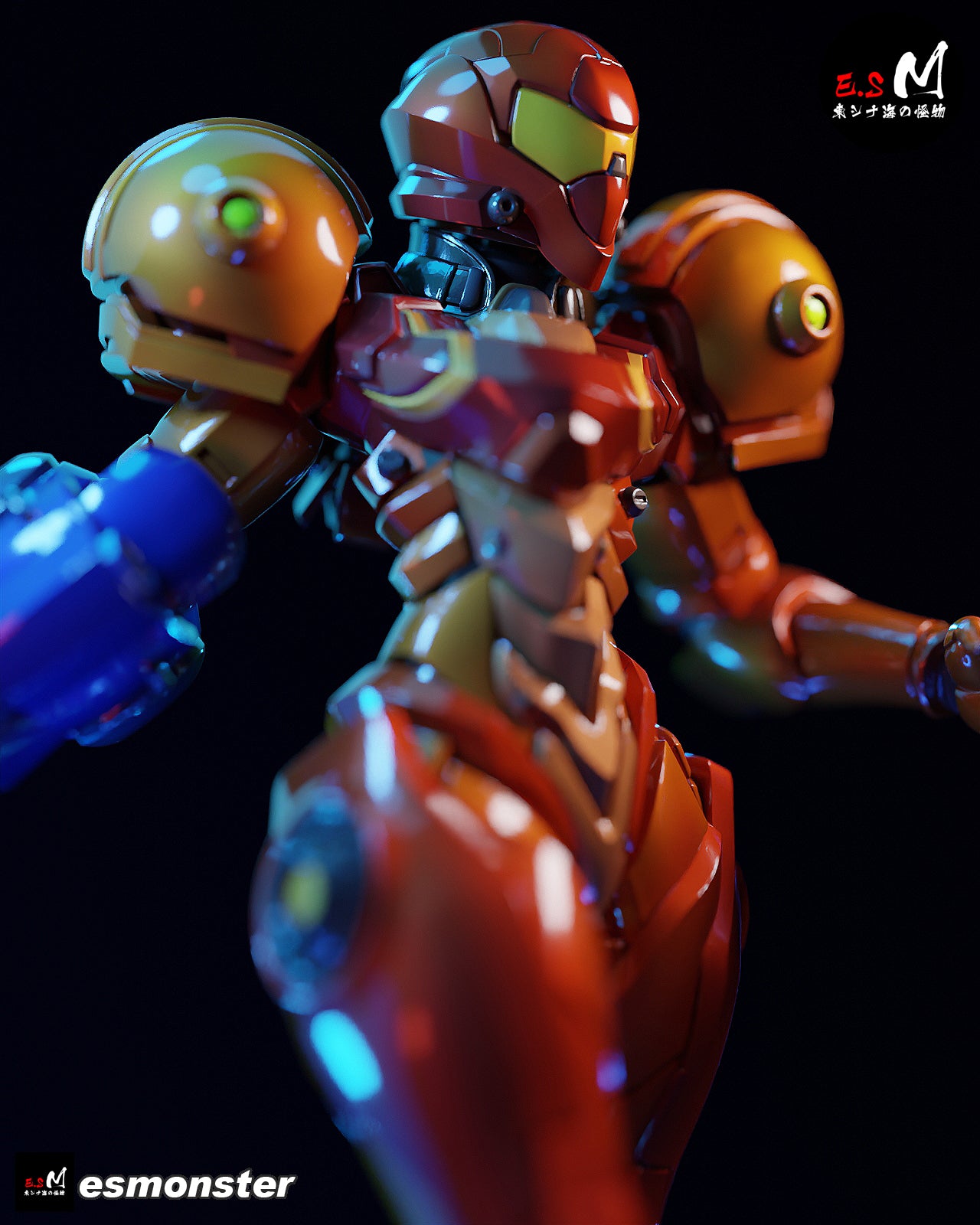 Samus Aran (Power Suit) Statue
