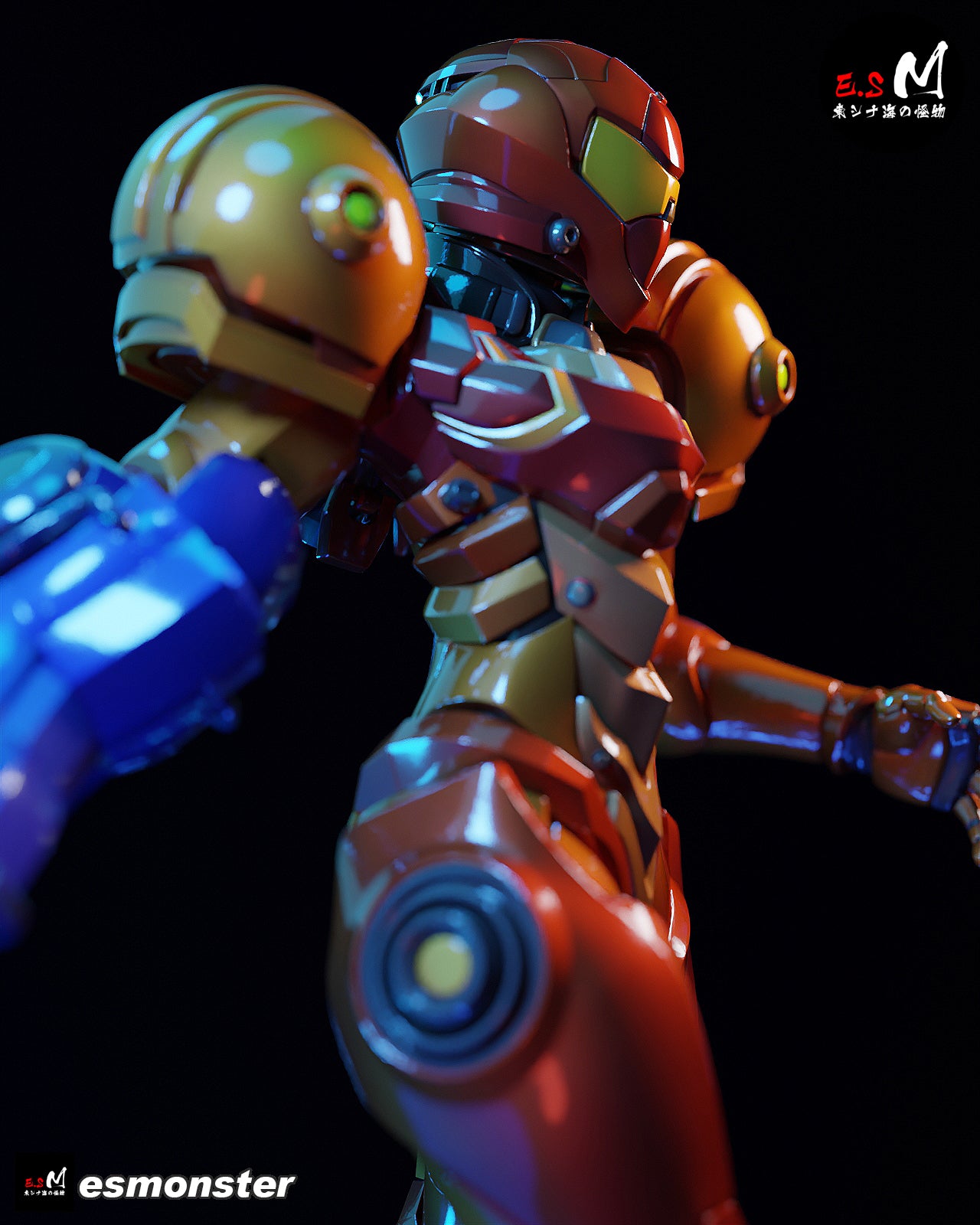 Samus Aran (Power Suit) Statue