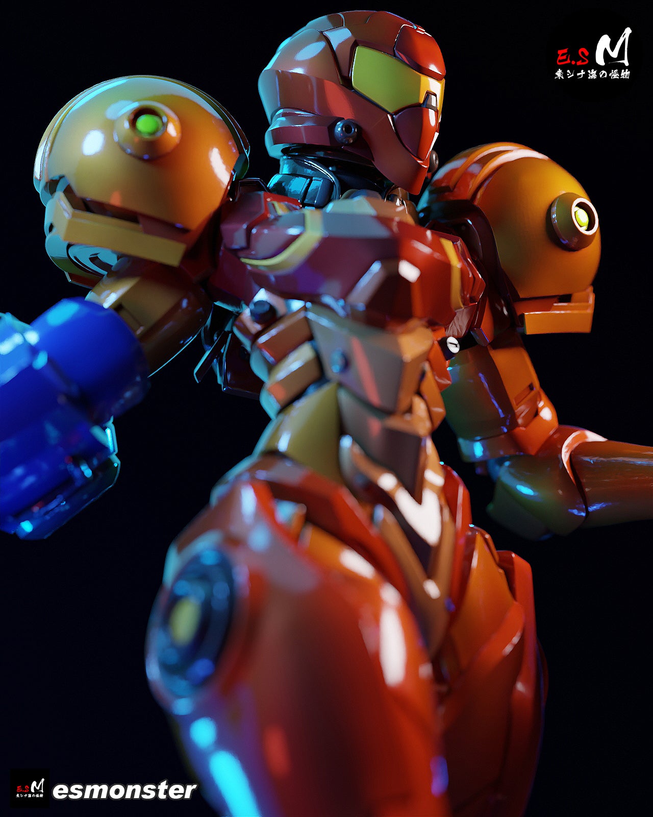 Samus Aran (Power Suit) Statue