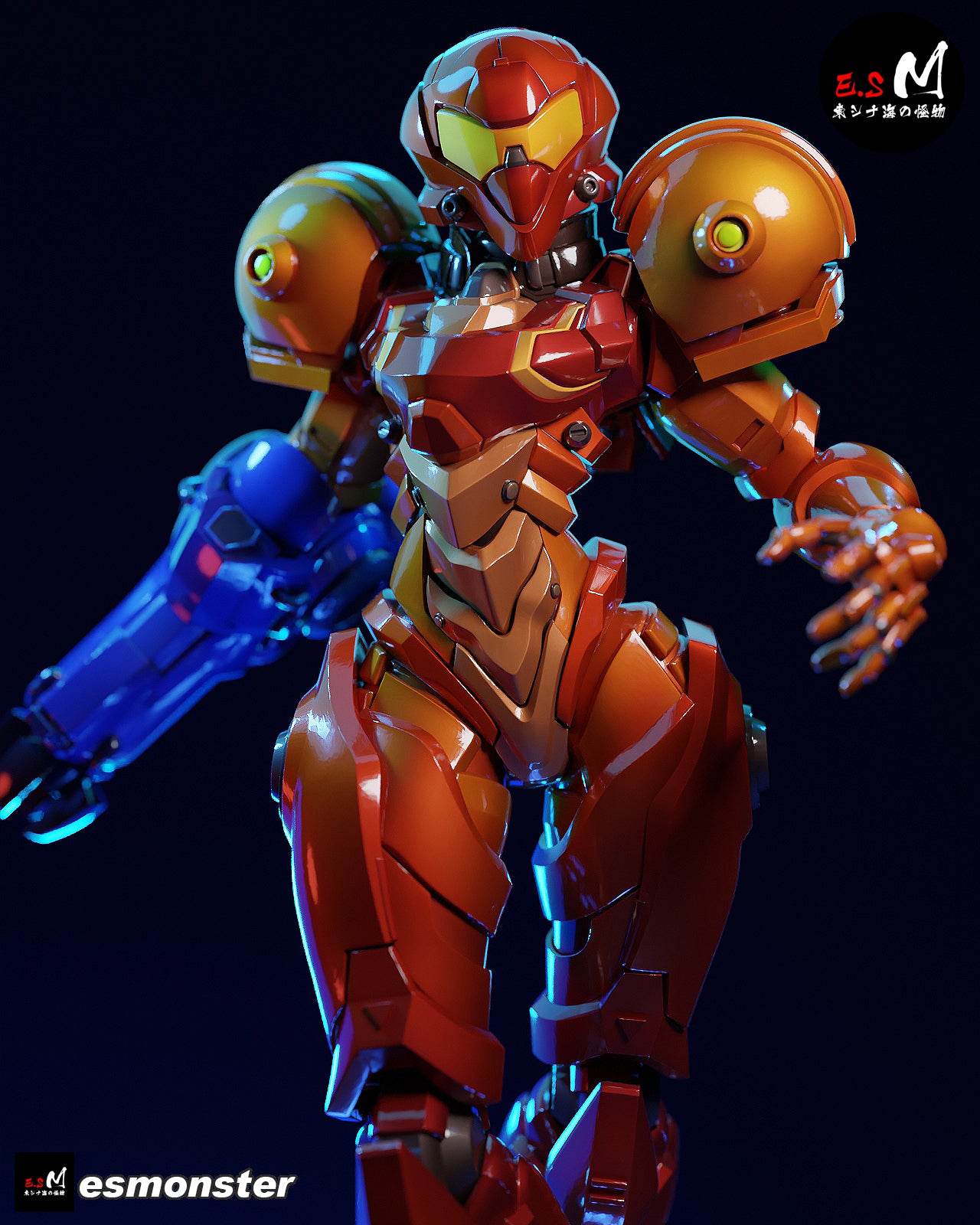 Samus Aran (Power Suit) Statue