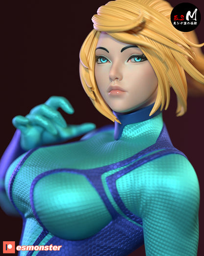 Samus Aran Statue