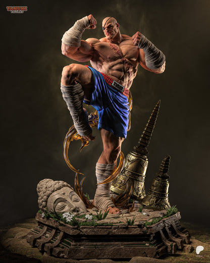 Sagat (SF) Statue 3D-Printed Kit