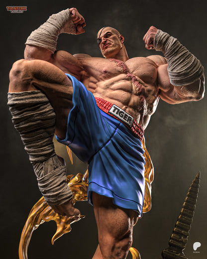 Sagat (SF) Statue 3D-Printed Kit