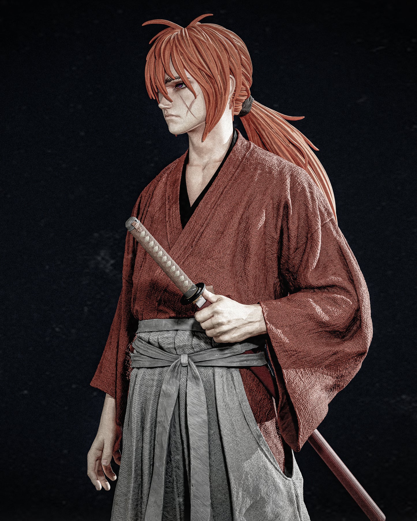 Kenshin Himura Statue